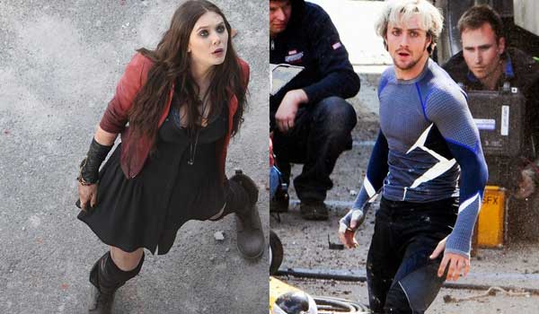 Scarlet Witch and Quicksilver in Avengers: Age of Ultron