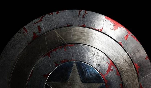 new captain america bloody shield