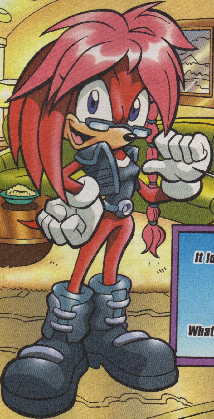 Archie Sonic Online on X: Knuckles arrived with Julie-Su and