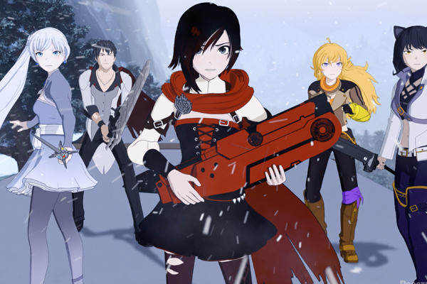 Four anime characters illustration, RWBY, Weiss Schnee, Ruby Rose (character),  HD wallpaper | Wallpaperbetter