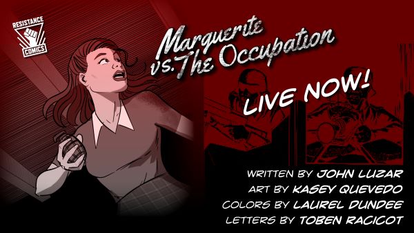 Marguerite vs the Occupation promotional art